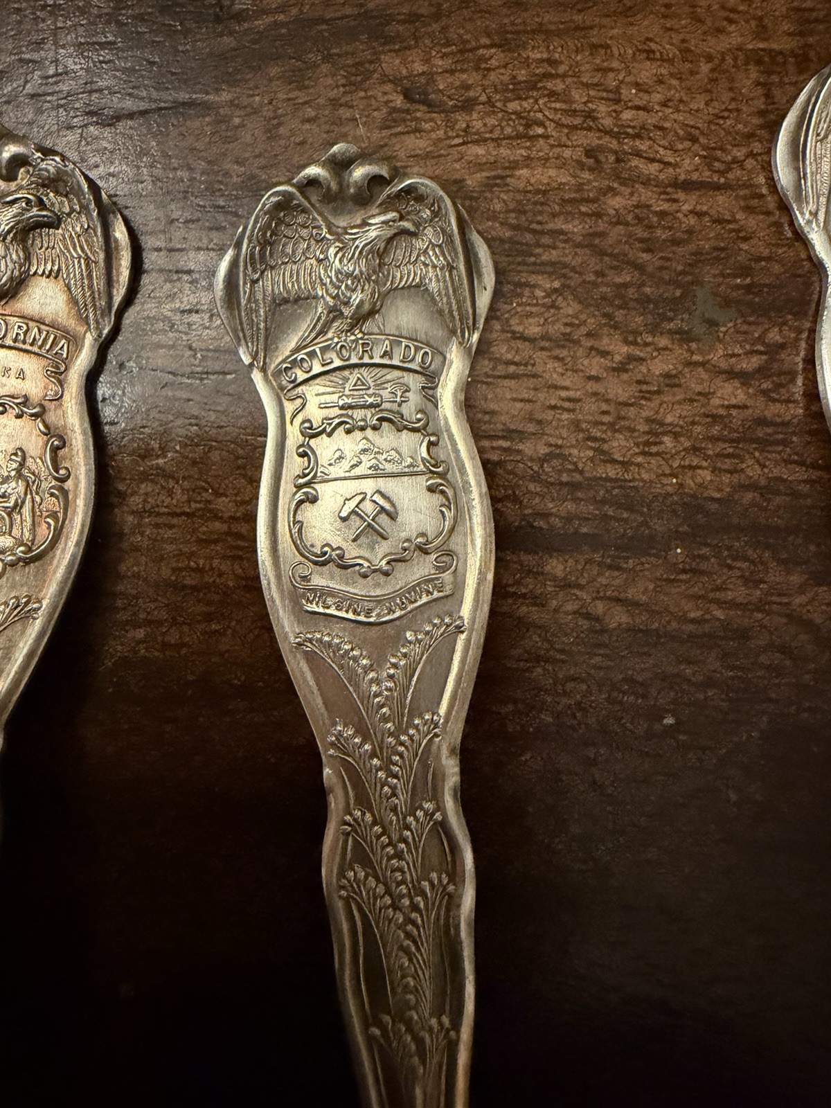 14x Vintage Souvenir Spoons US Collectible 6” Wm Rogers & Son