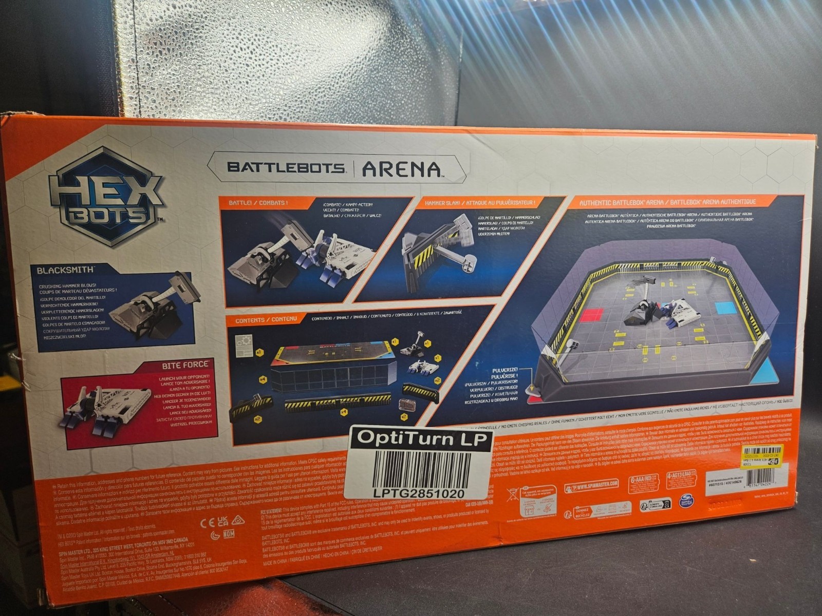 Hexbot BattleBots Arena Remote Control Battling Robots Set Blacksmith & Biteforc