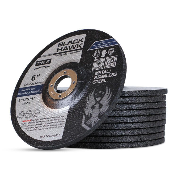 40 Pack - 6" x 1/4" x 7/8" Metal Grinding Wheels T27 Discs for Angle Grinders