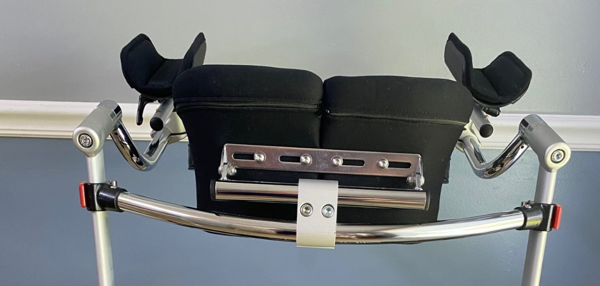 R82 CROCODILE SIze 3 Gait Trainer Walker CROSSBAR + ADJUSTABLE BACK SUPPORT ONLY