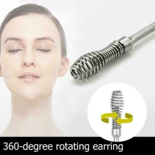 New 7PCS Innovative Spring Ear Wax Cleaner Tool Set Ear Pick Ear Wax Removal Kit