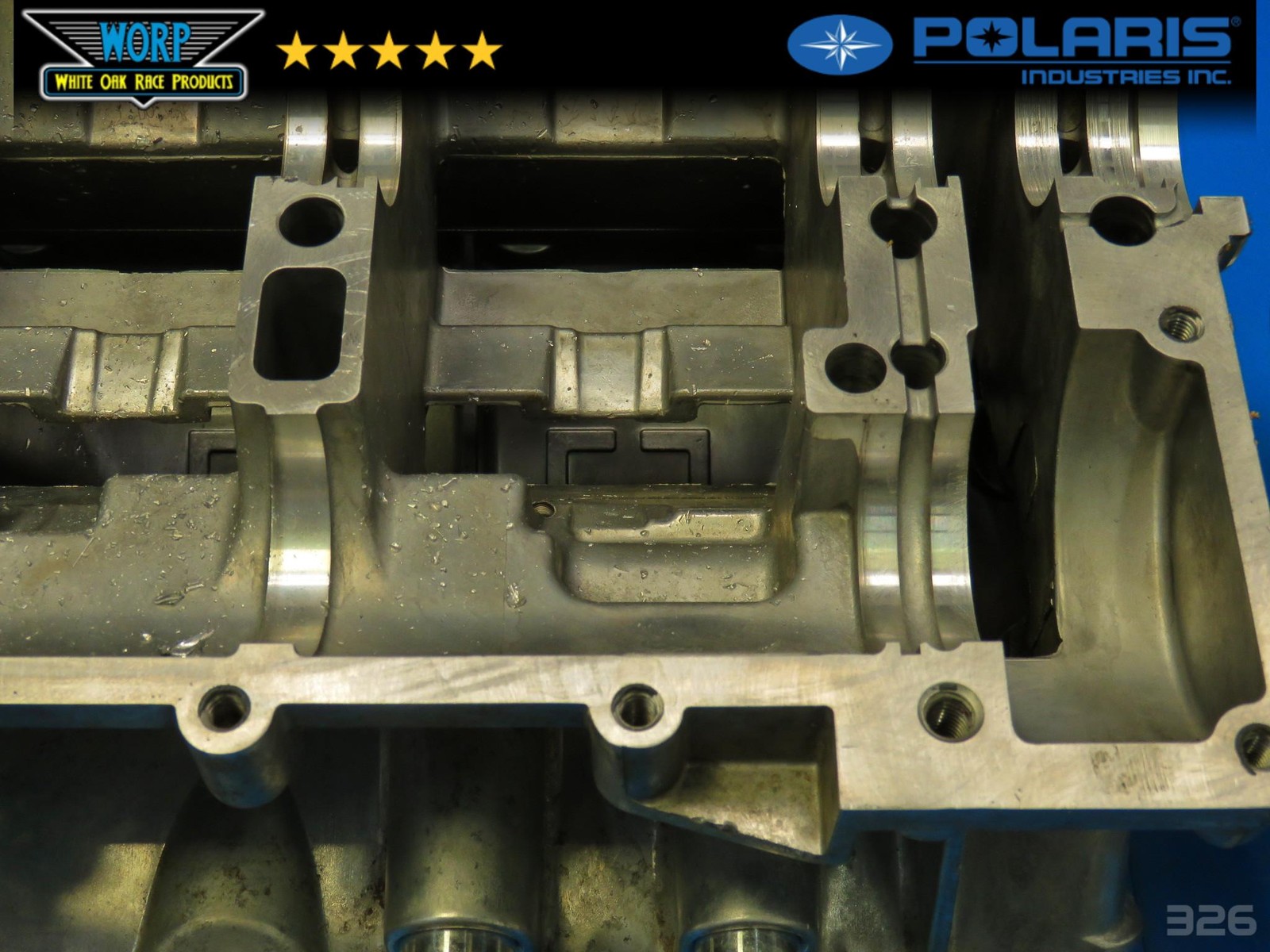 2011 POLARIS RZR XP 900 MATCHED CRANKCASE CRANK CASE SET BOTTOM END