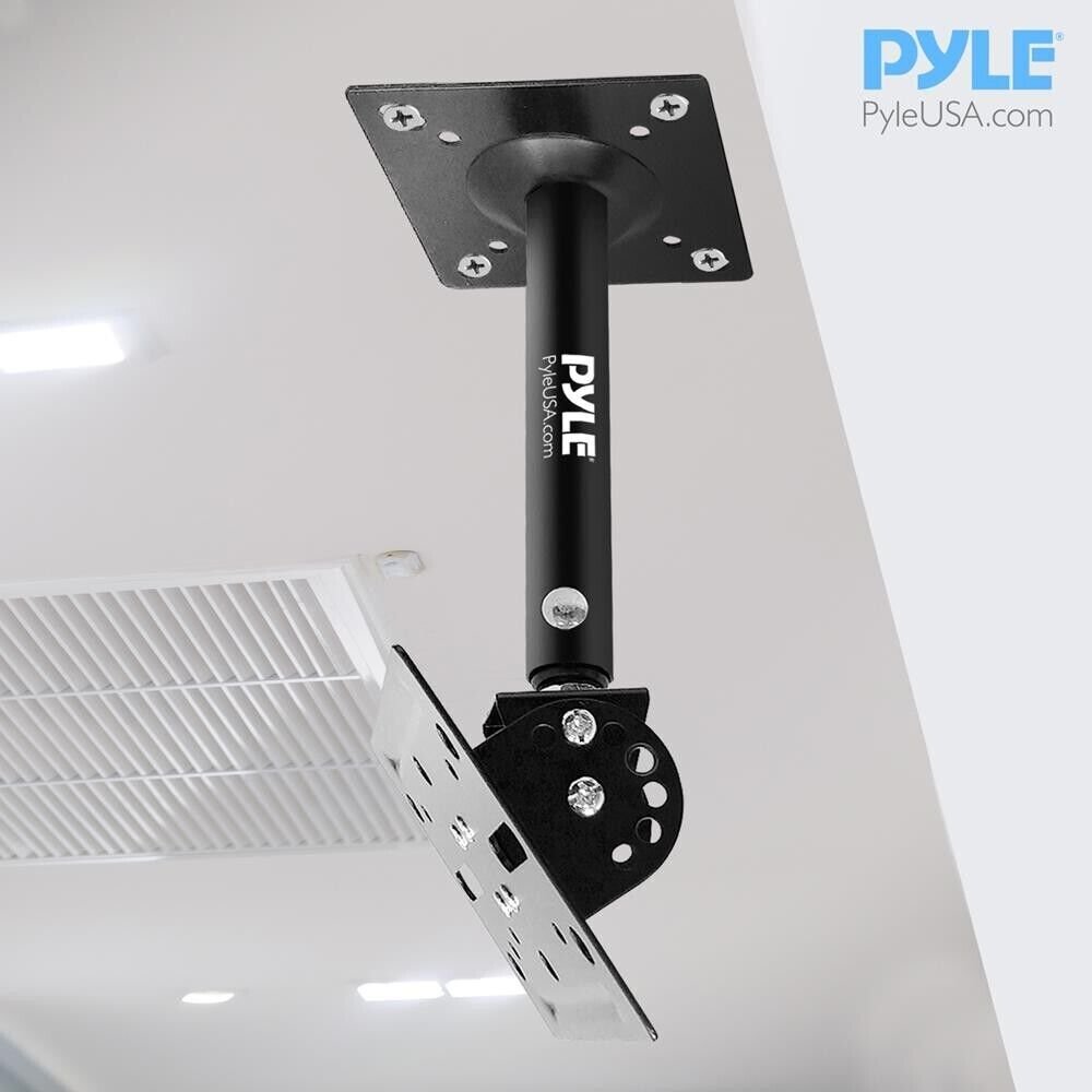Pyle Durable Wall/Ceiling Mount Stand-Adjustable Swivel Tilt, Heavy-Duty