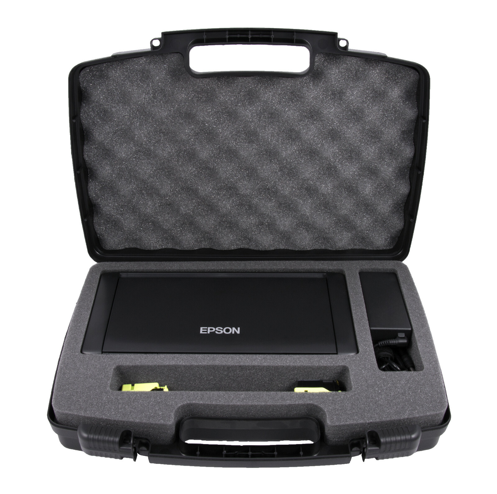 CM Portable Printer Case for Epson Workforce WF-100 Printer in Custom Foam
