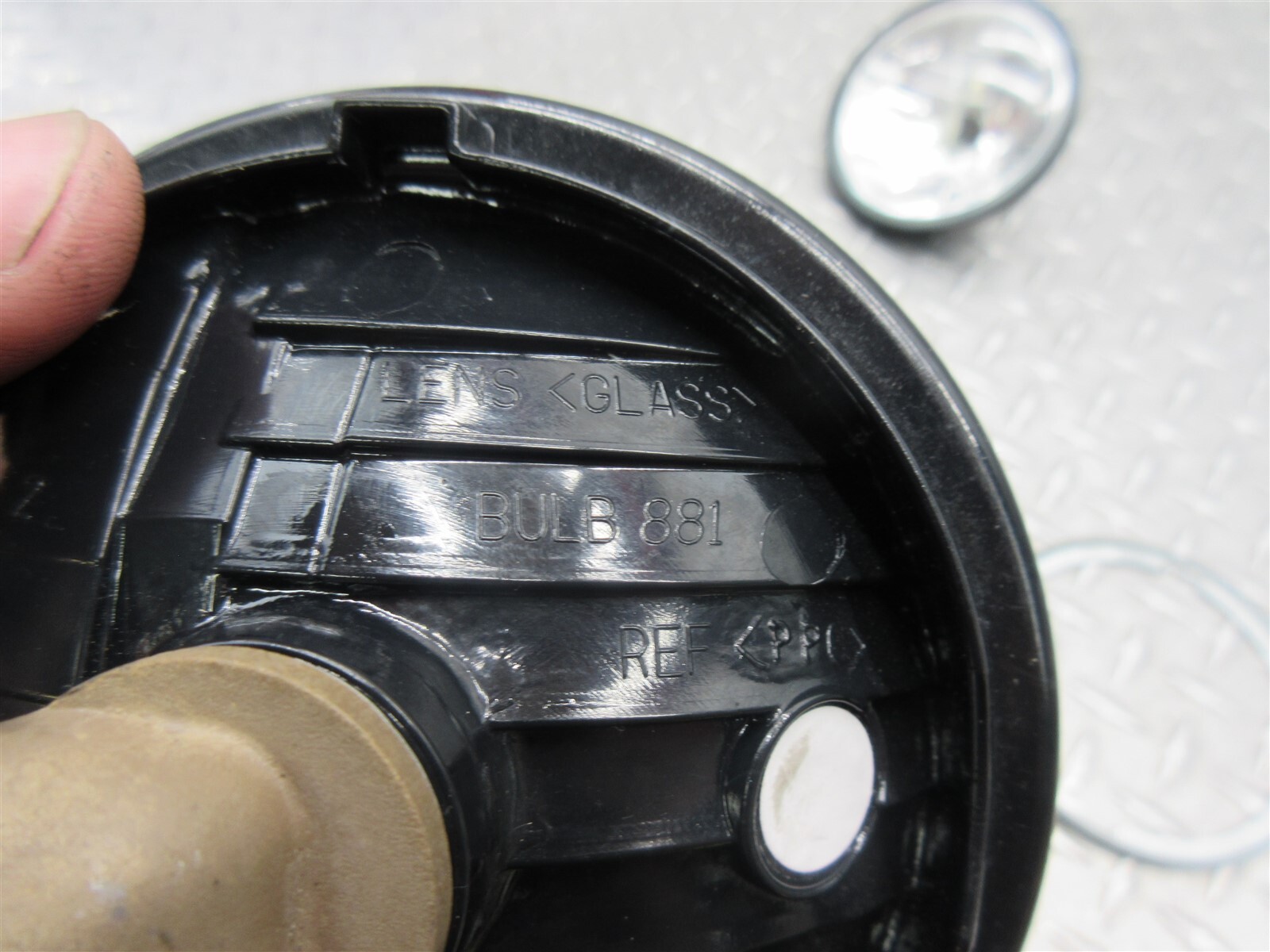 2008 Harley Davidson Road King Classic FLHRC Auxiliary Front Lights Lamps OEM