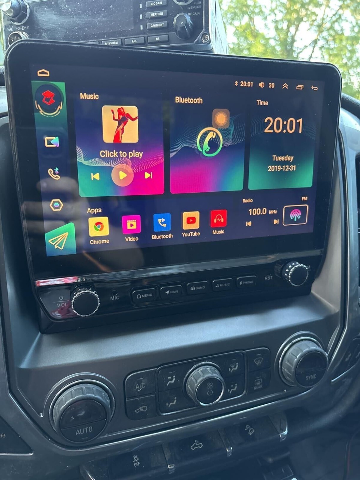 Carplay Car Stereo Radio For 2014-2018 Chevrolet Silverado GM Sierra 4+64G