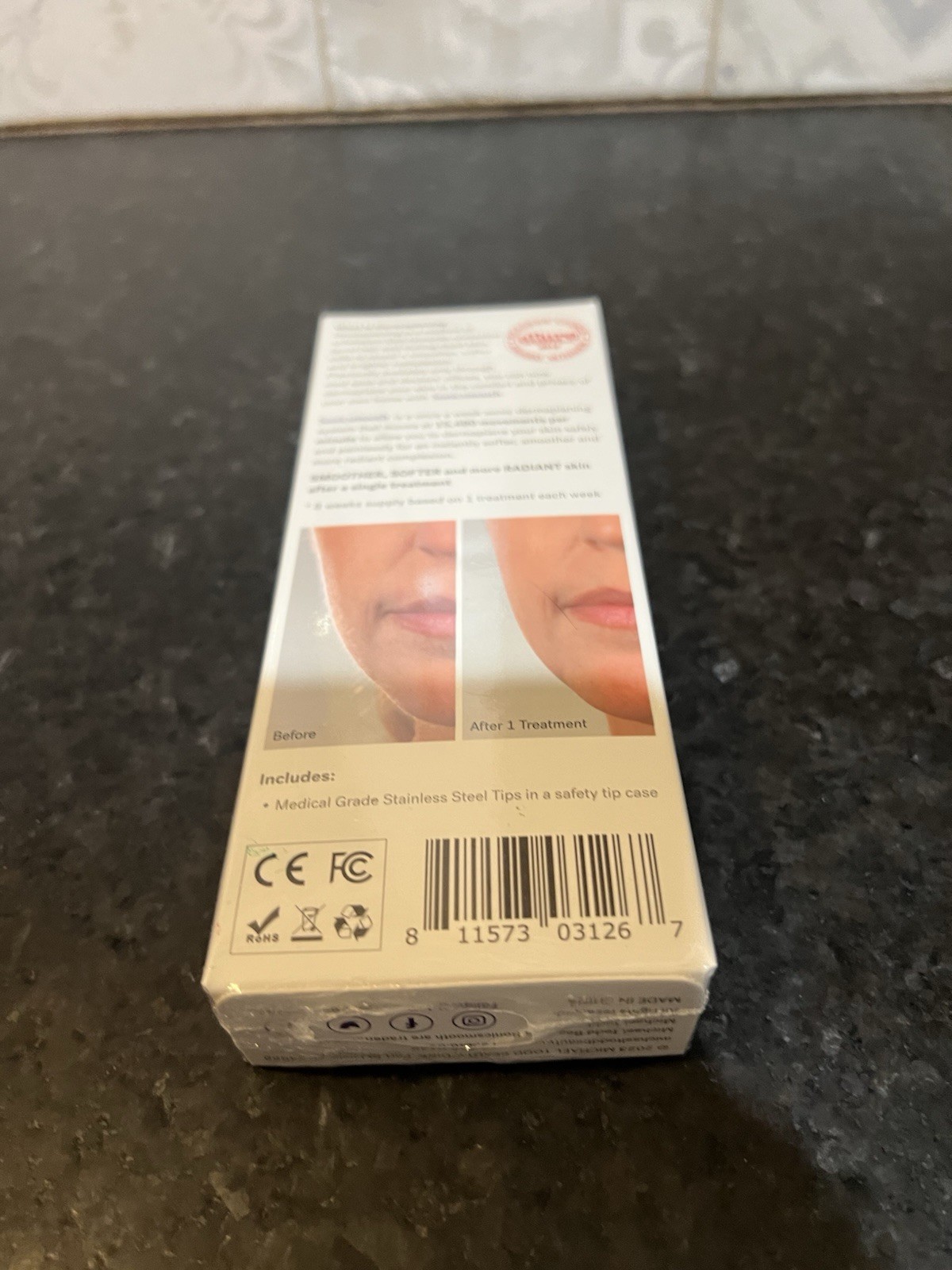 4 Michael Todd Beauty 2-in-1 Sonic Dermaplaning At Home Replenishment Kit & tips