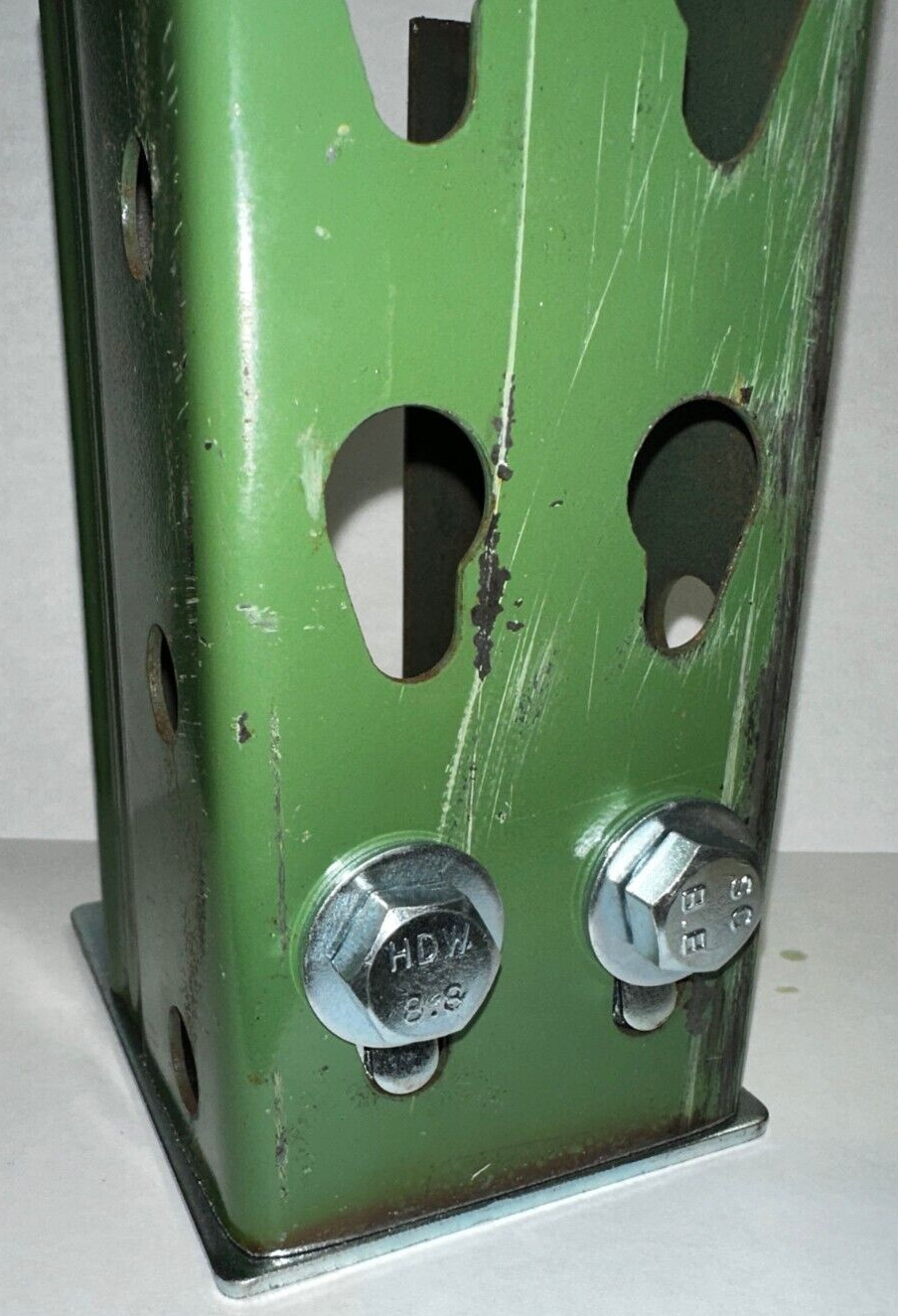 (50) Pallet Racking Universal Foot Plates for Upright; Nuts, Bolts, Washer added