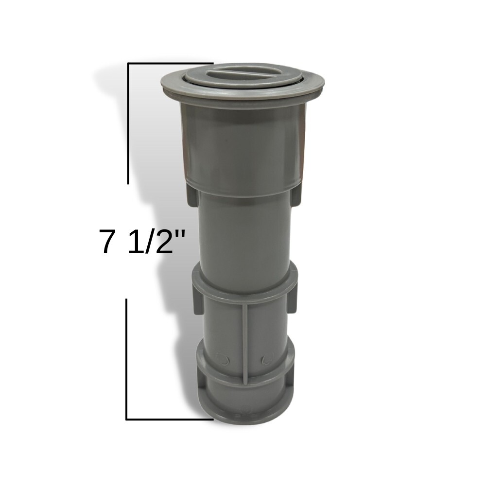 Aquastar US103 7.5" Umbrella Stands with Sleeve & Center Cap Light Gray (2 Pack)