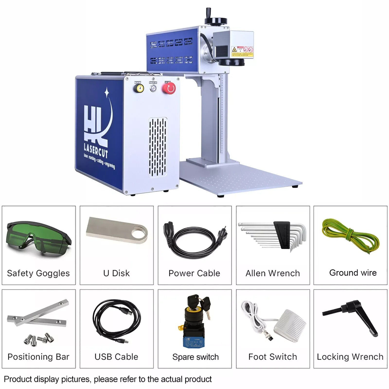 CRD 35W CO2 Galvo RF Laser Marking Machine Laser Marker Engraver Ornament