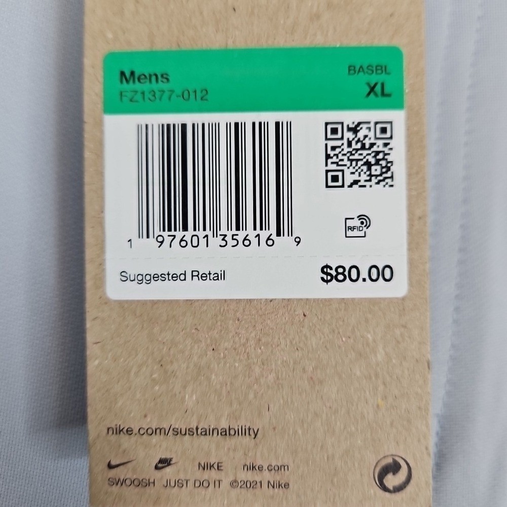 Nike Vapor Premier Dri-Fit ADV Baseball Pants Men's Size XL Wolf Grey FZ1377-012