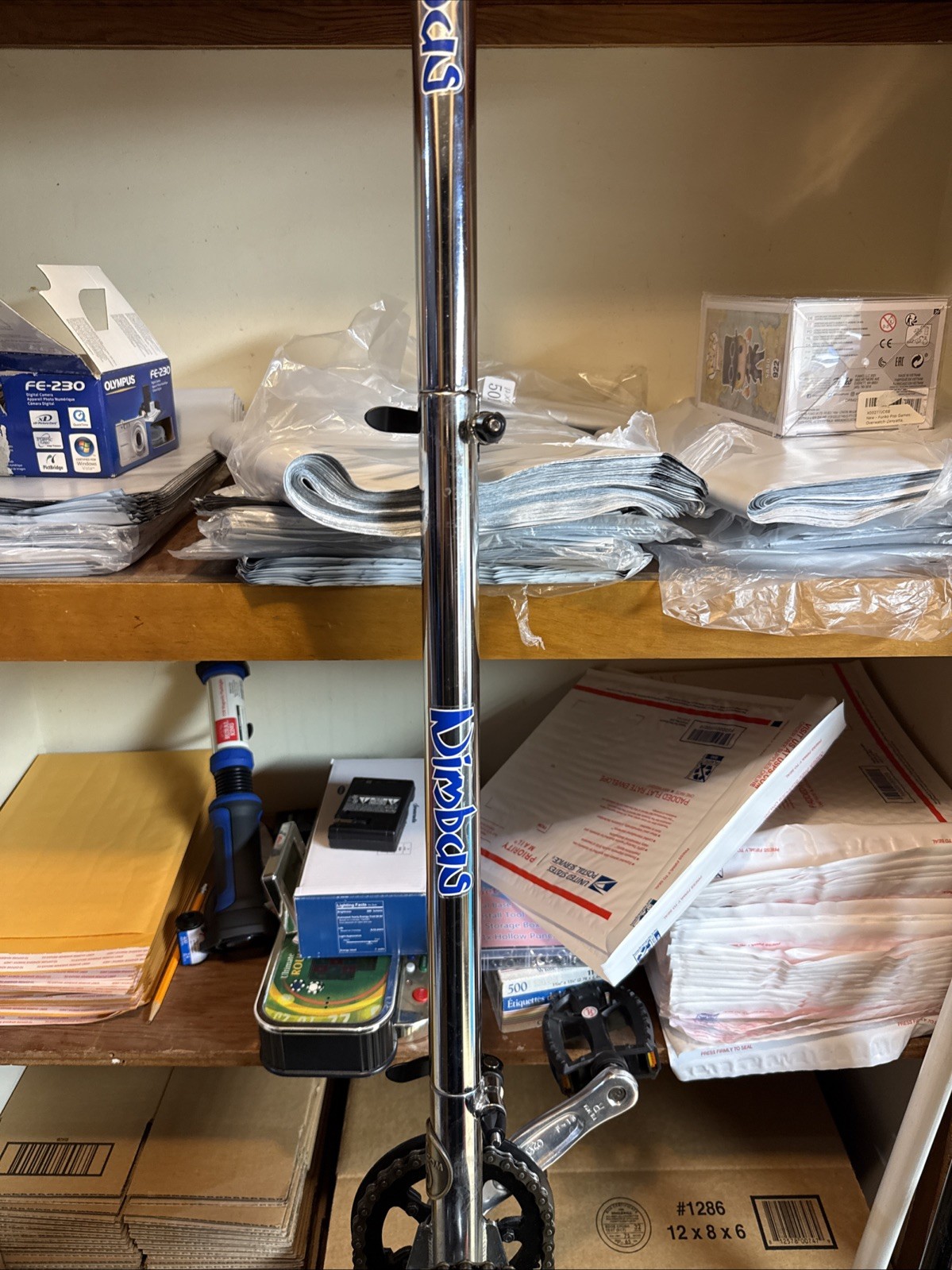 Nimbus Giraffe Unicycle Chrome Nimbus Performers Circus Monowheel 6/7+ Foot Tall