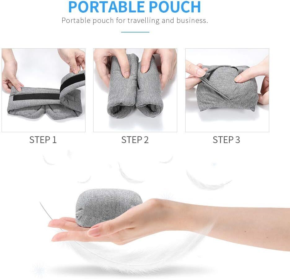 Cotton Eye Mask Handmade Blindfold Travel Adjustable Sleeping Mask Women Men USA