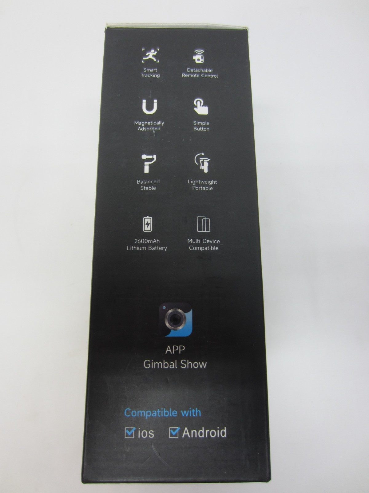 Tokqi M02 3-Axis Gimbal Stabilizer~Open Box~Manual, Cable & Bag as pictured