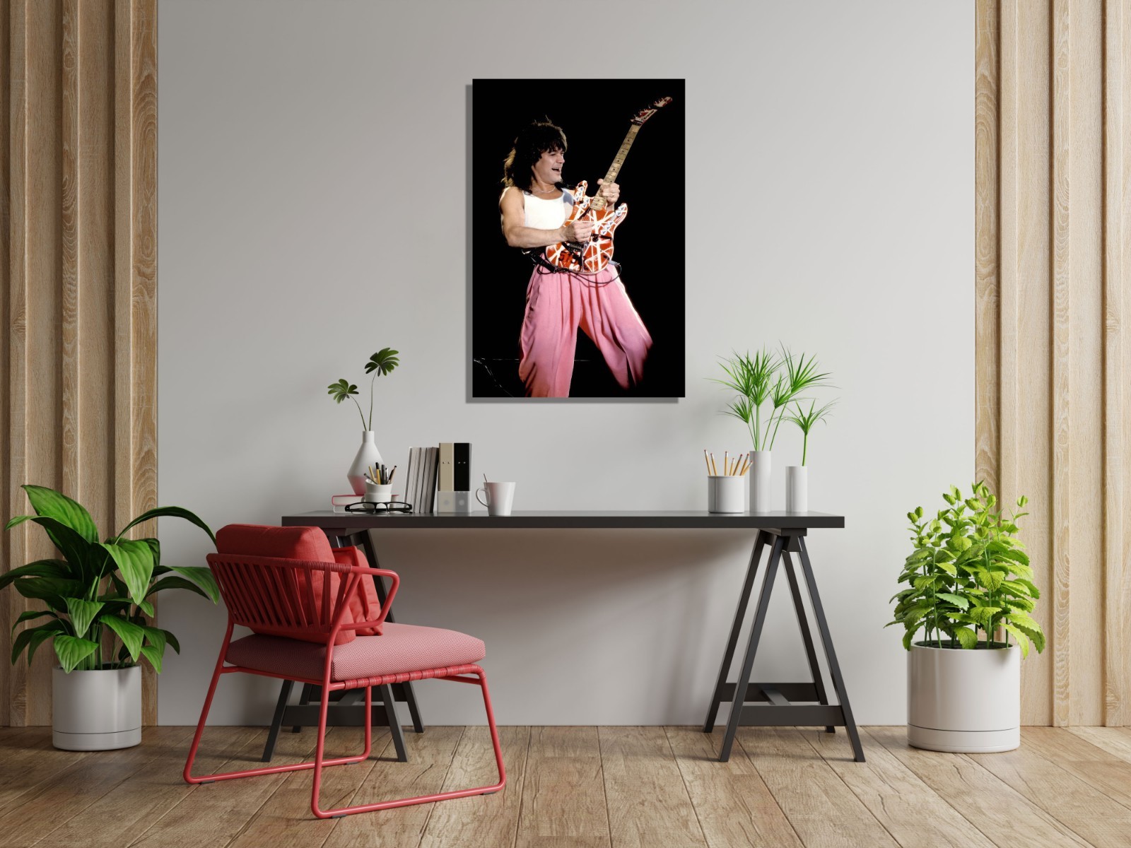 Eddie Van Halen Poster 24x36 Inch Photo Very Rare Print Wall Art Print - EVH014