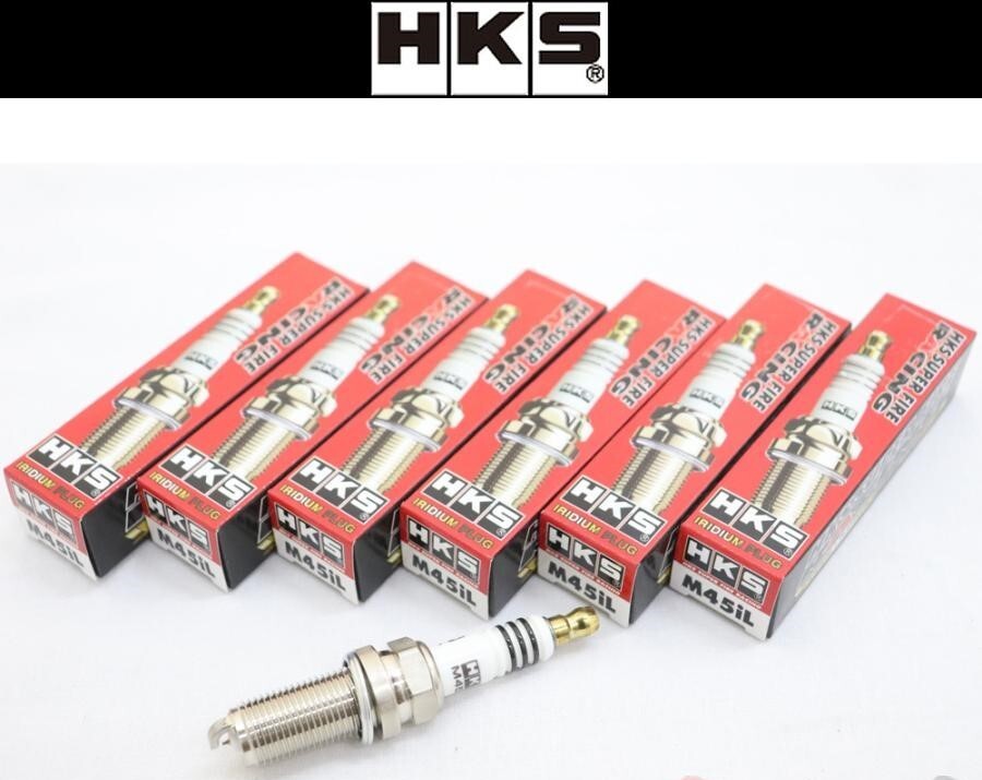 HKS 50003-M45iL×6 Super Fire Racing Plug 6pcs Long Reach Authentic New