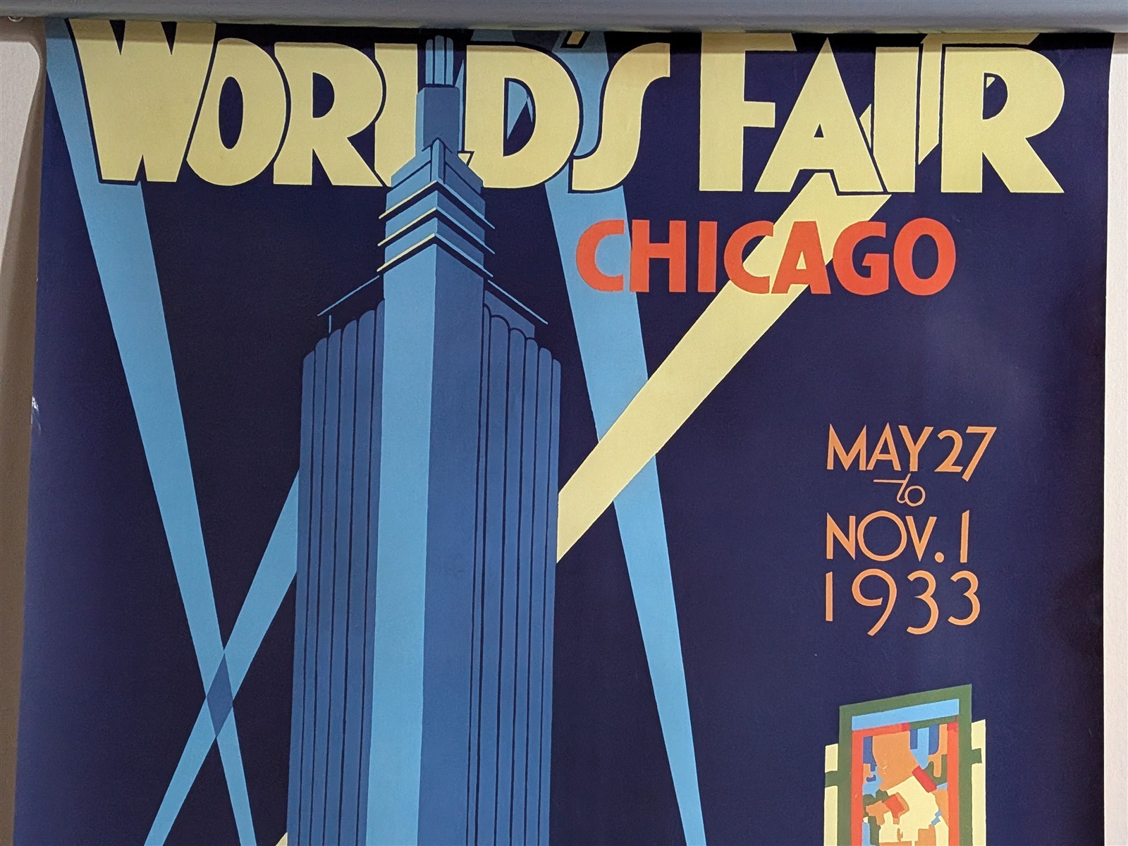 Canadian Pacific Chicago World's Fair 1933 Poster 24x36" 1998