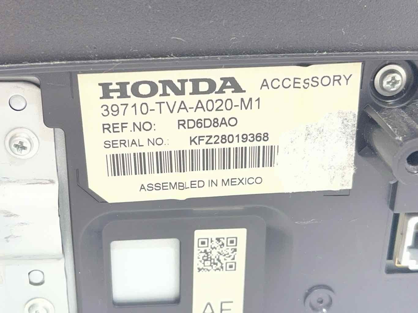 2018 - 2020 HONDA ACCORD Information Radio 7" Display Screen 39710TVAA020M1 OEM