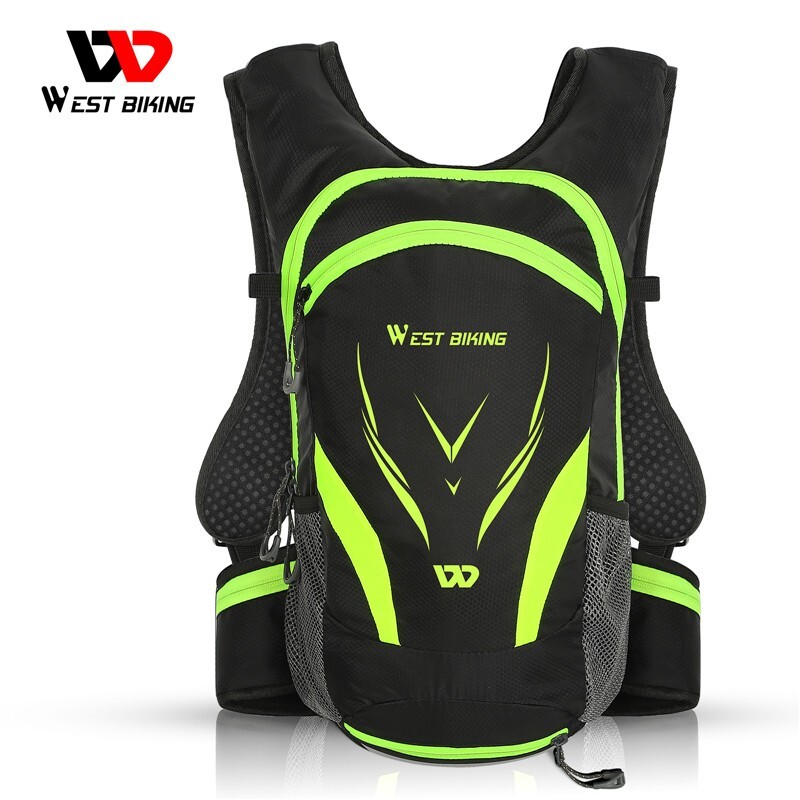 WEST BIKING Cycling Hiking Outdoor Sports Hydration Packs Backpack 16L Bag Green