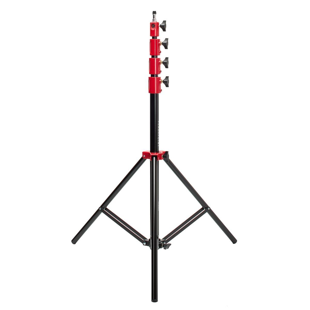 Flashpoint Pro Air-Cushioned Heavy-Duty Light Stand (Red, 9.5') #FP-S-9-RD-V2