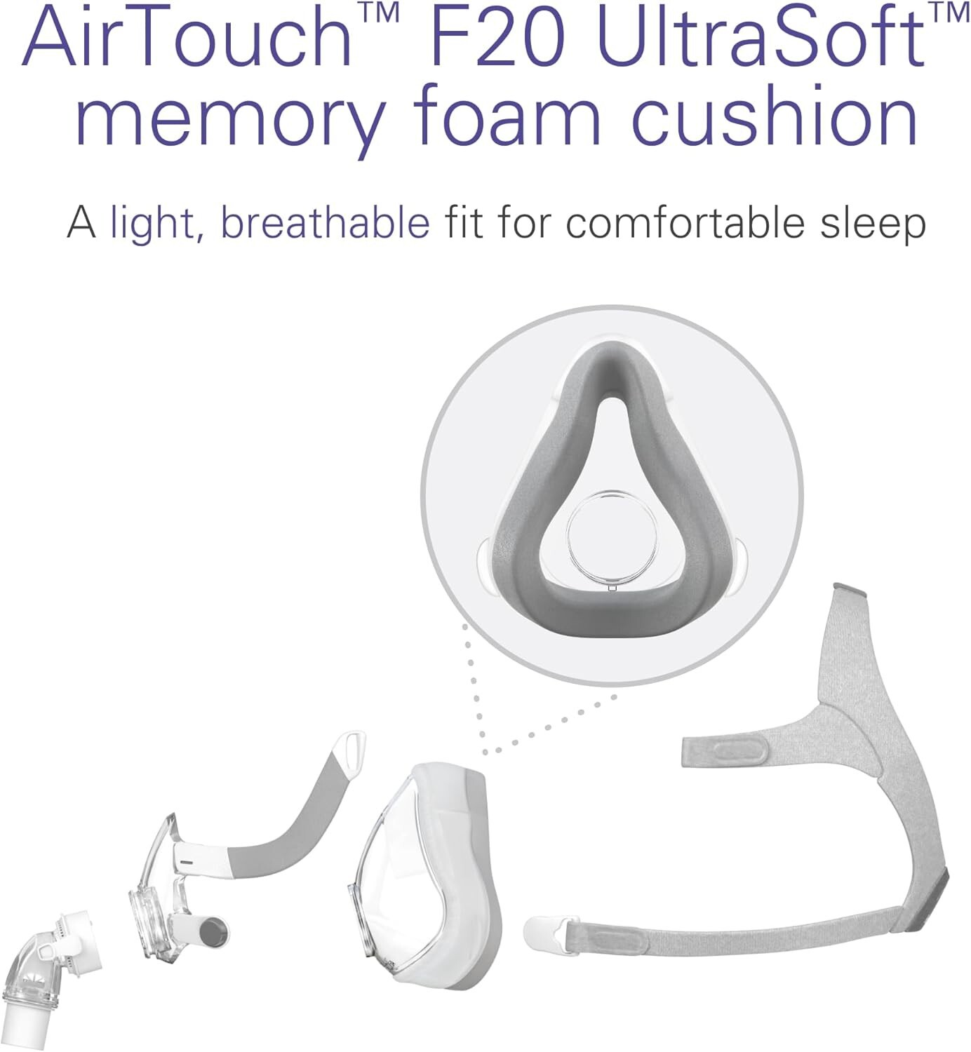ResMed AirTouch F20 Cushion-CPAP Supplies & Accessories (Large)