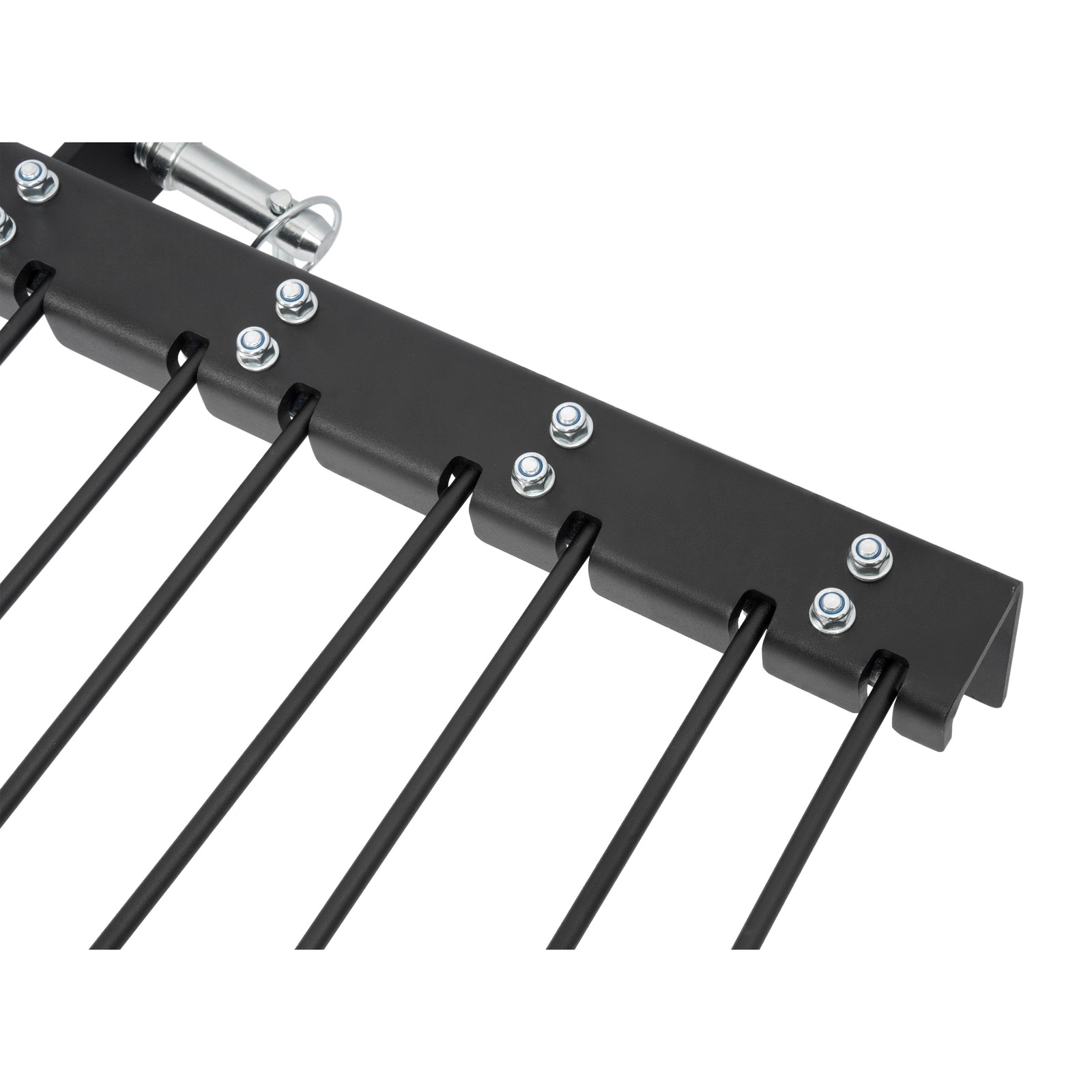 3 Point 60" Pine Straw Rake Landscape Rake For Cat0 Cat1 Tractor Attachment