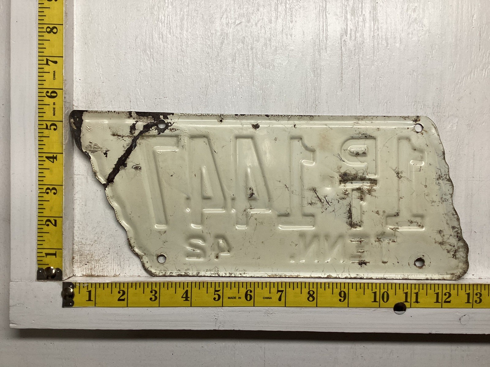 1942 Tennessee License Plate