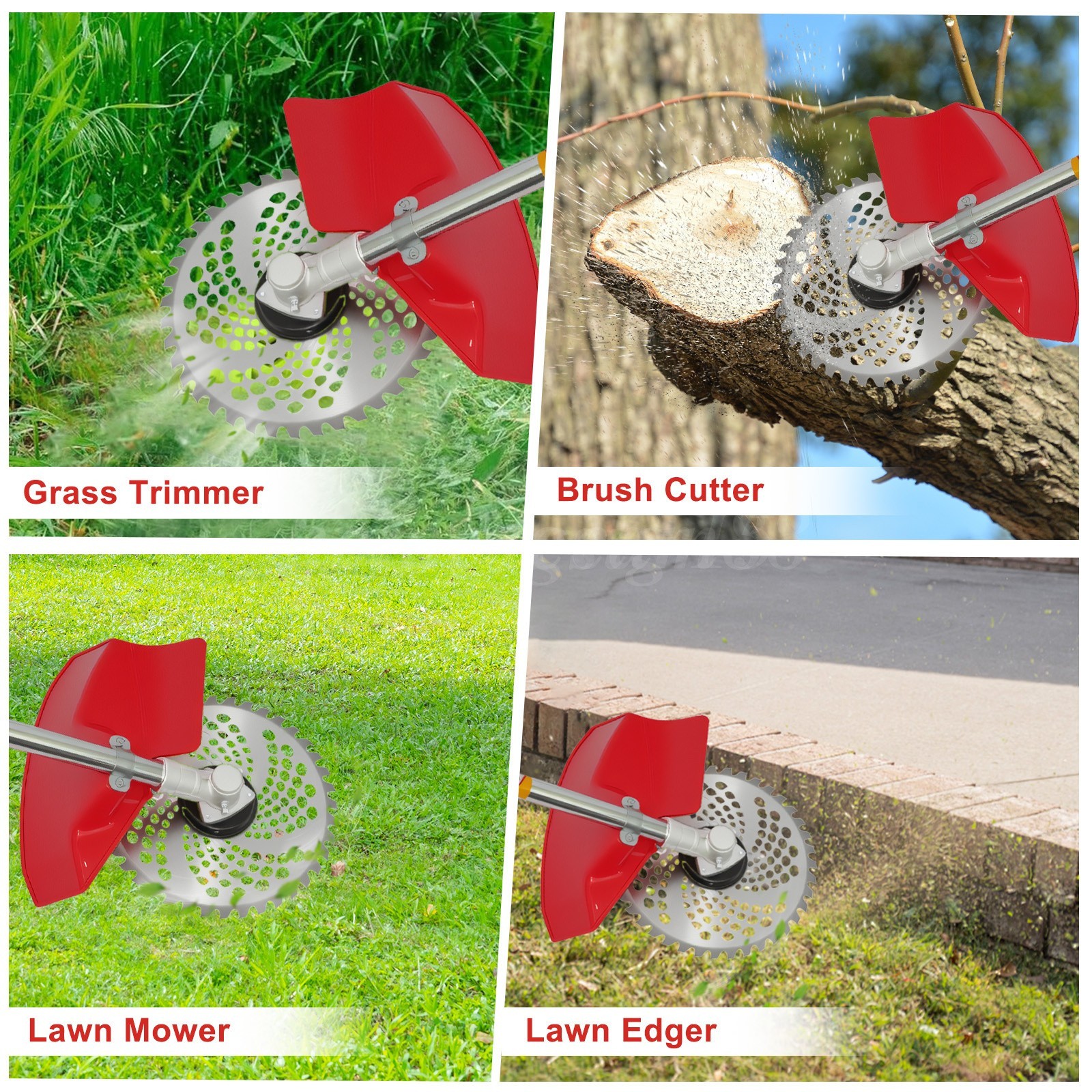 58CC 4 in 1 2-Stroke Grass String Trimmer Brush Cutter Gas Trimmer Weed Eater US