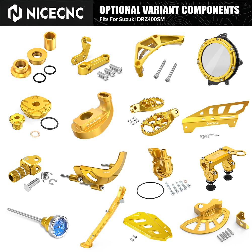 For Suzuki DRZ400SM NICECNC Rear Master Cylinder Guard Brake Disc Guard Cover