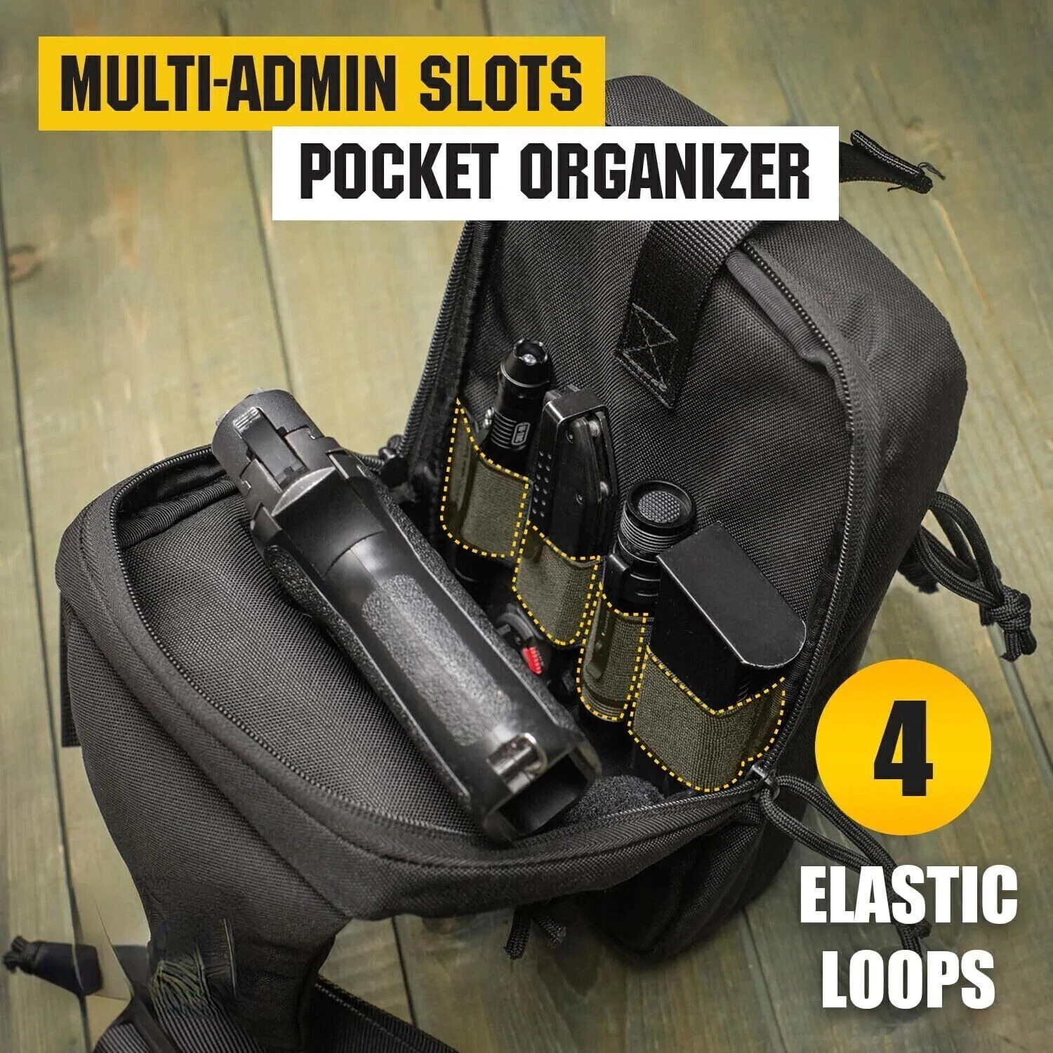 Tactical Gun Bag Pistol Holster Concealed Carry Chest Crossbody Pack Handgun Bag