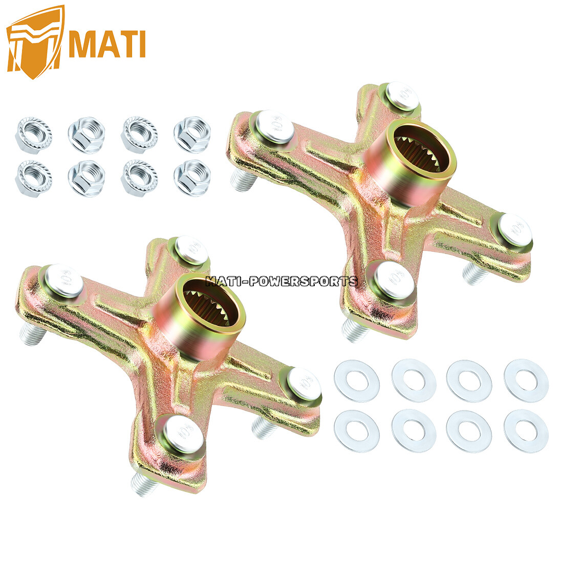 Qty 2 for Yamaha Rear Axle Wheel Hub 1991-2006 Banshee YFZ 350 1PE-F53K0-00-00