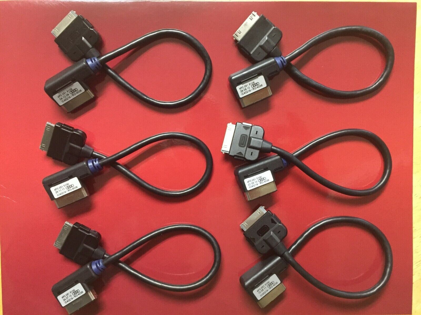 Genuine Audi/VW AMI iPod® /iPhone® Cable MDI 30-PIN Adapter Charger 4F0051510K