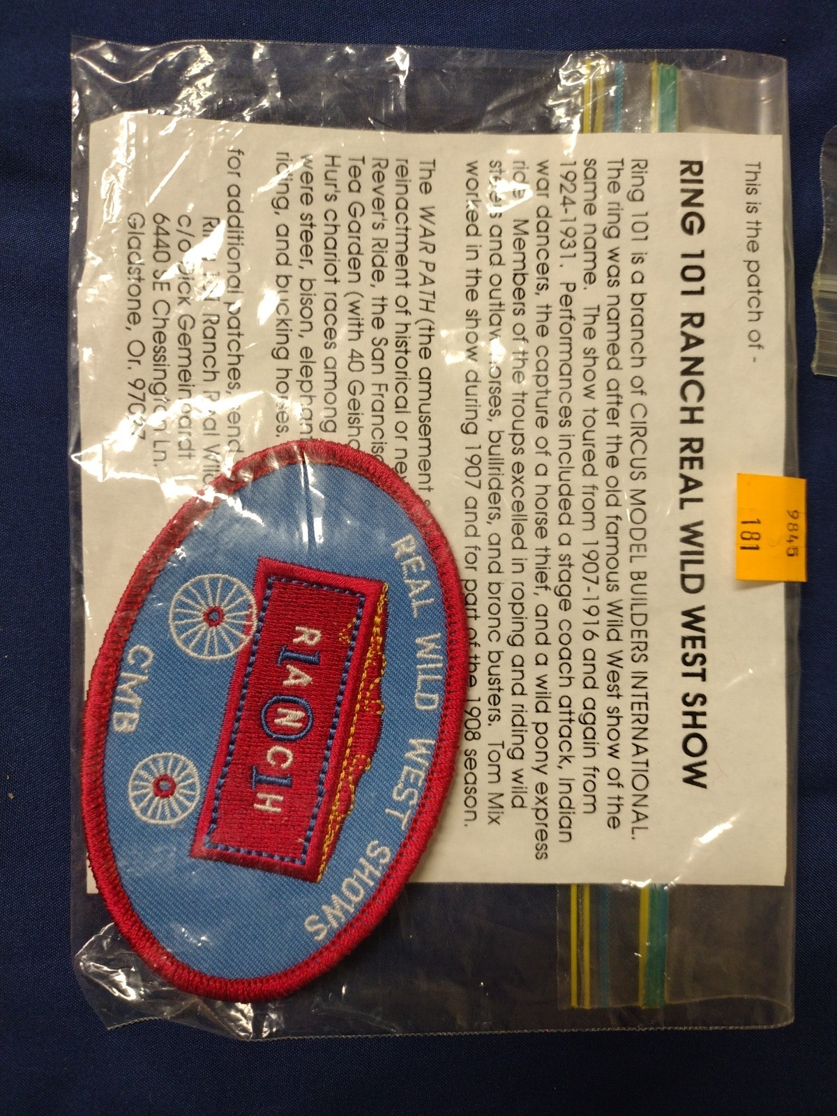 Lot#13 Ringling Bros. B&B Vintage Circus Memorabilia Some Scarce.