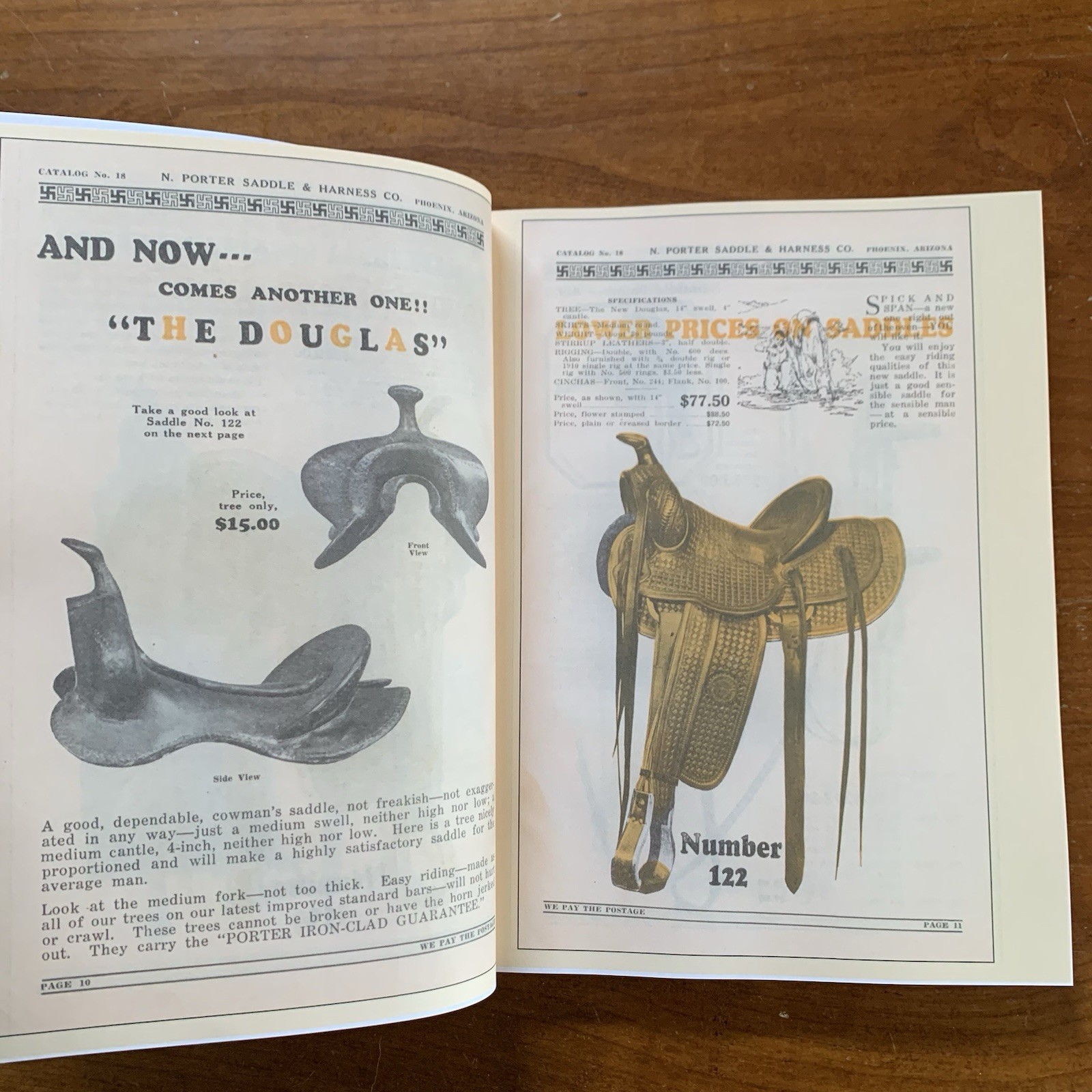 1930 N. Porter Saddle and Harness Company Catalog No. 18 / Facsimile