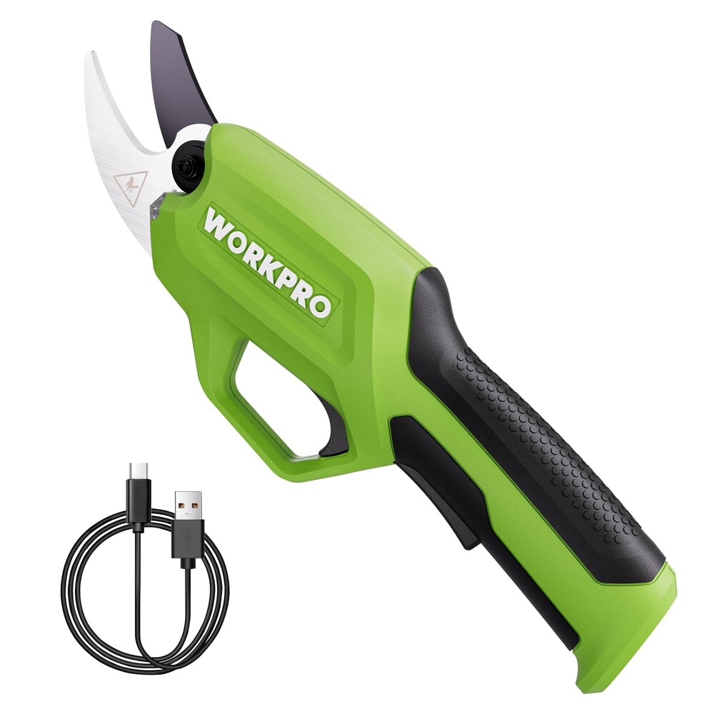 WORKPRO 7.2V Electric Pruning Shears Cordless Tree Pruner Branch Cutter Scissors