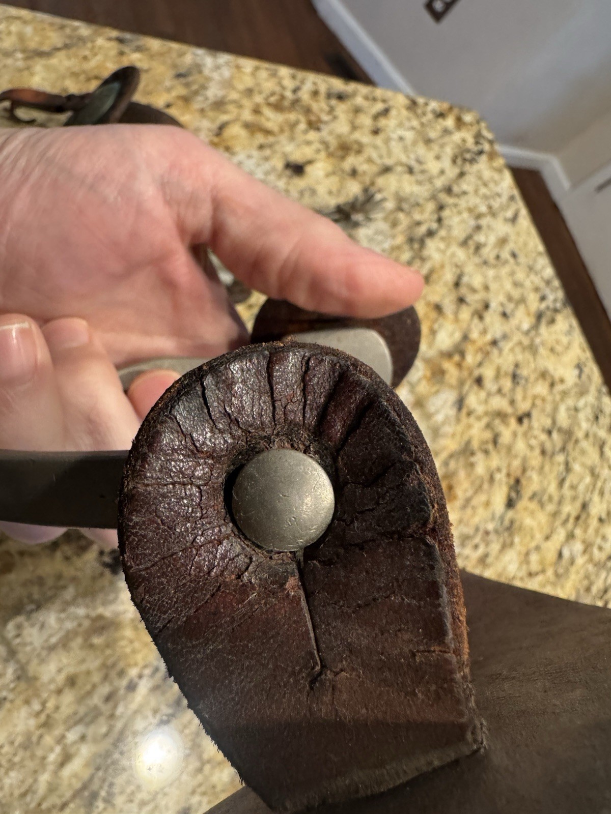 Vintage Western Cowboy Cowgirl Spurs Leather Strap As Found