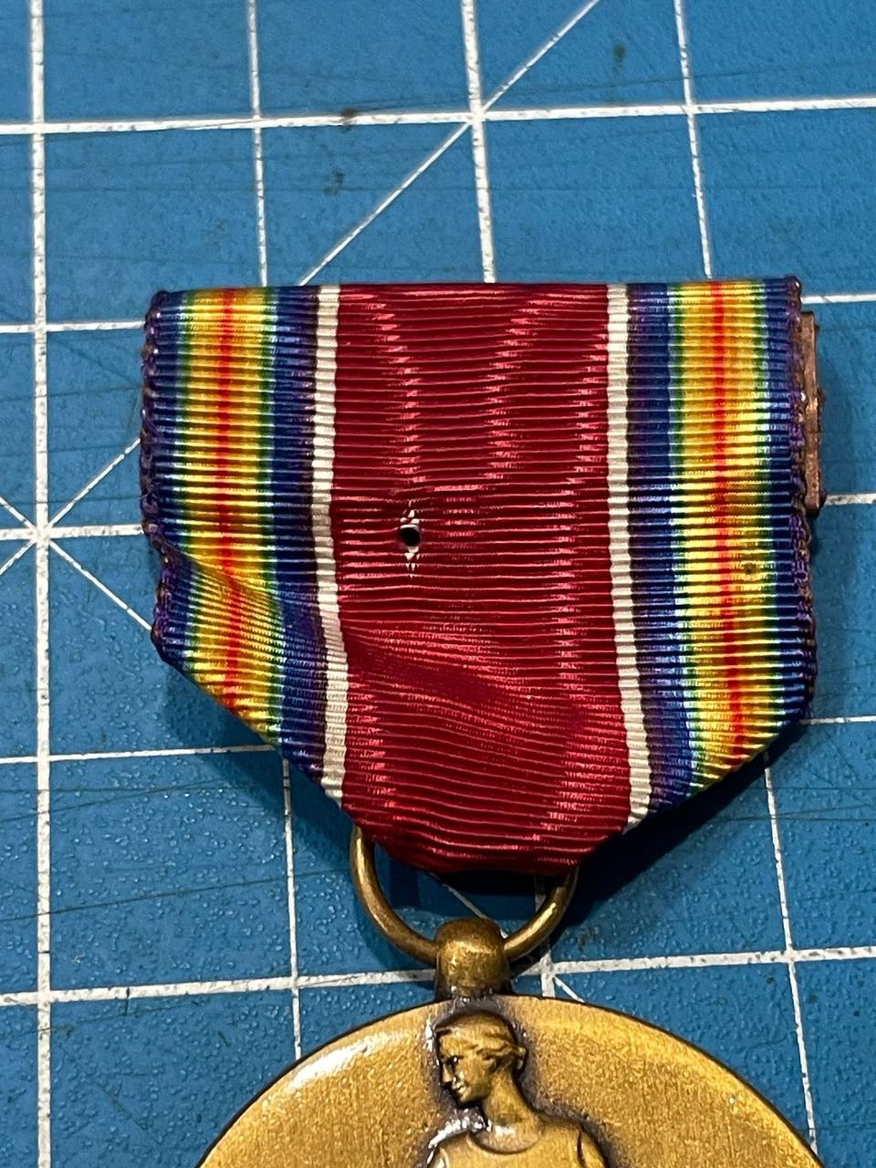 VTG World War II WW2 US Army Military 1941 – 1945 Campaign Service Victory Medal