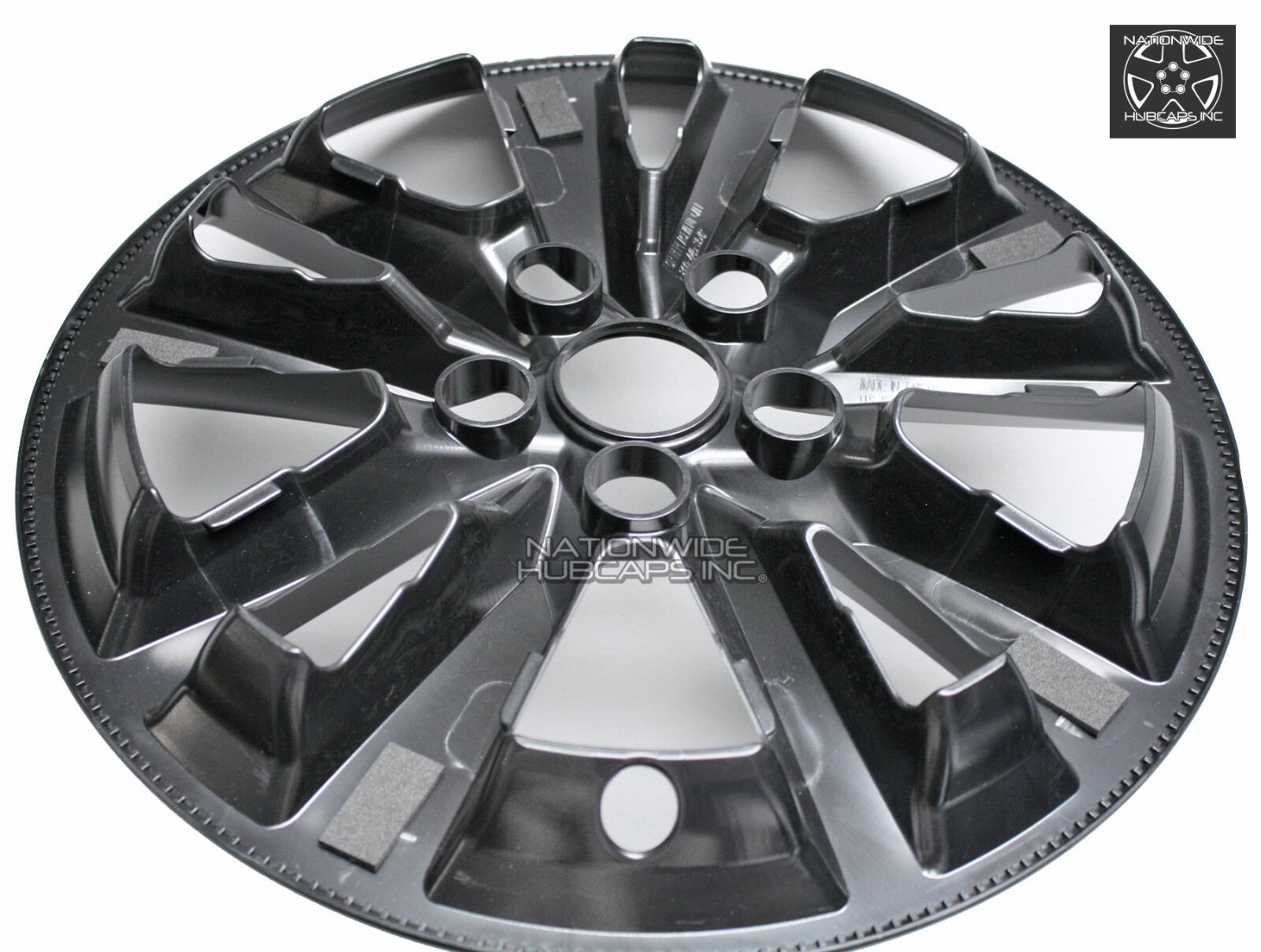 4 fits Toyota Camry LE 2025 Black 16" Wheel Skins Full Rim Covers Hub Caps