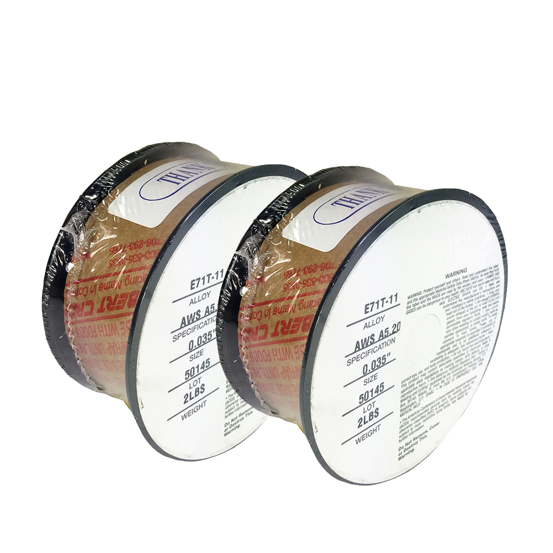 2 x 2lb .035 E71T-11 Flux Cored Gasless Weld Wire