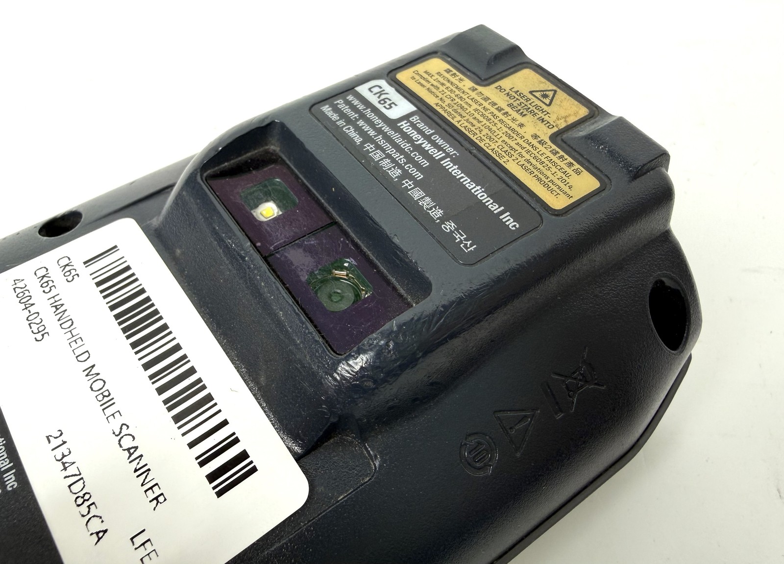 Lot of 4 Honeywell CK65 Computer Barcode Scanner CK65-L0N-BMC110F w/Battery Dock