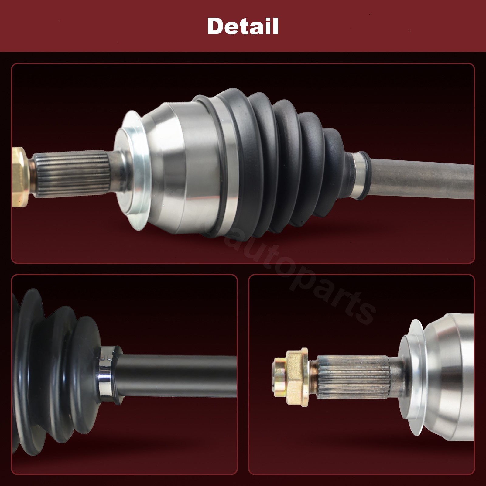 2x Pair Front CV Axle Assembly for Subaru 2014-2018 Forester 2017-2023 Impreza