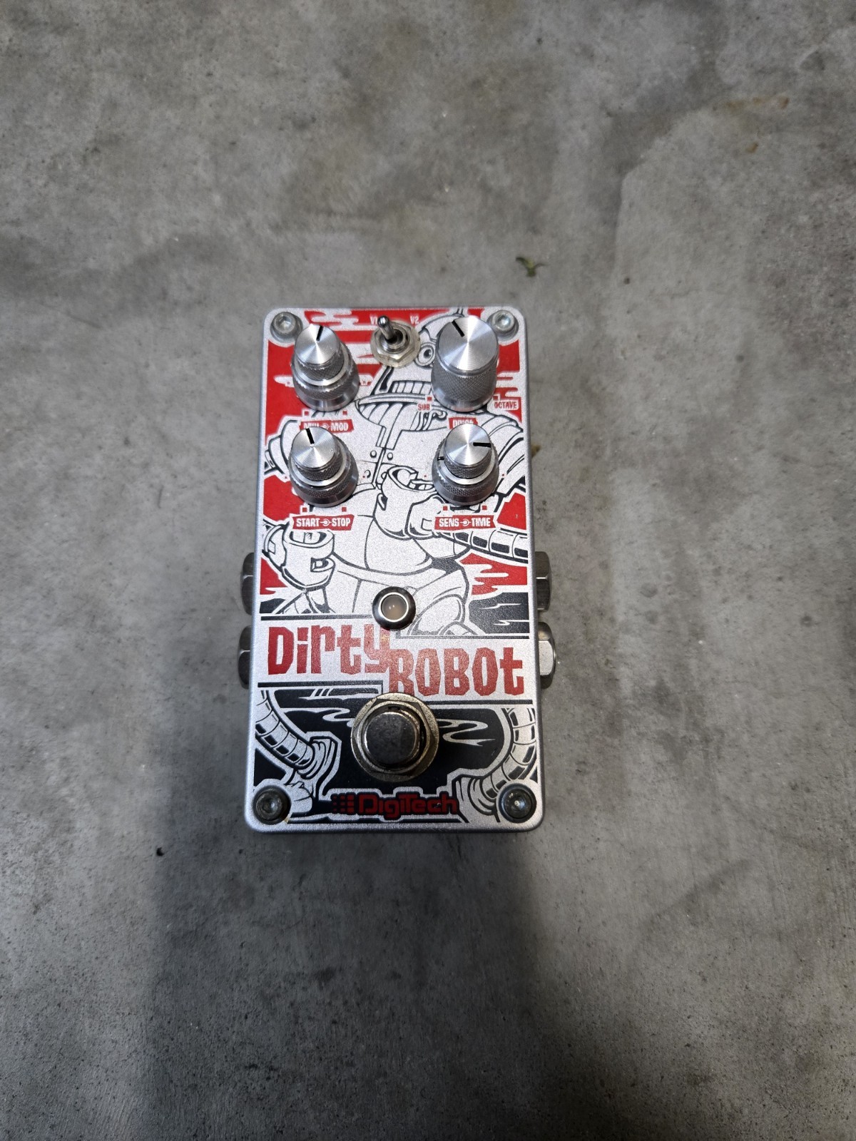 Used Digitech Dirty Robot Stereo Mini-Synth Pedal for Guitar & Bass