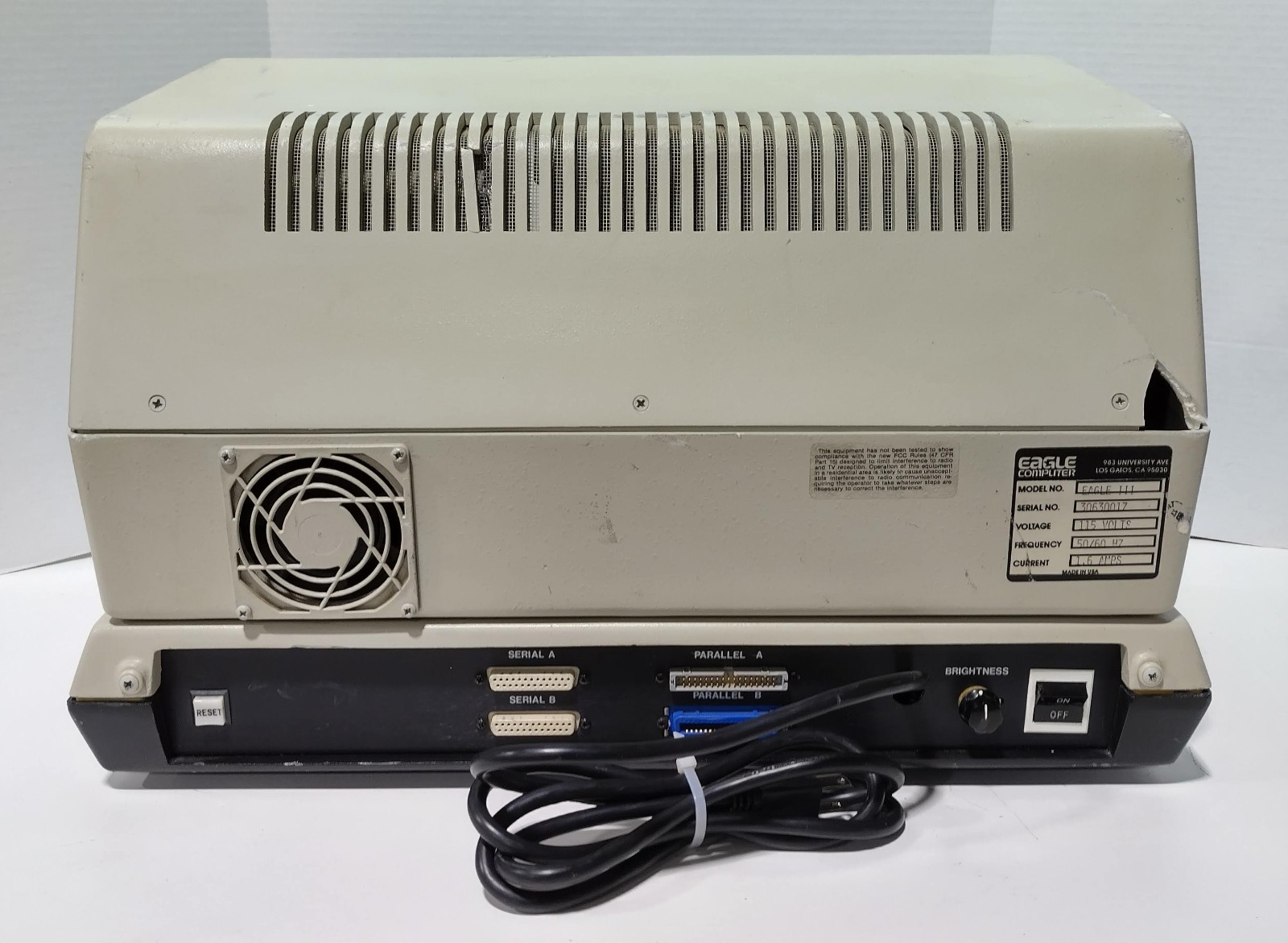 Eagle II E Vintage Computer Model Eagle III 2x 5.25" Floppy Drives Power Tested