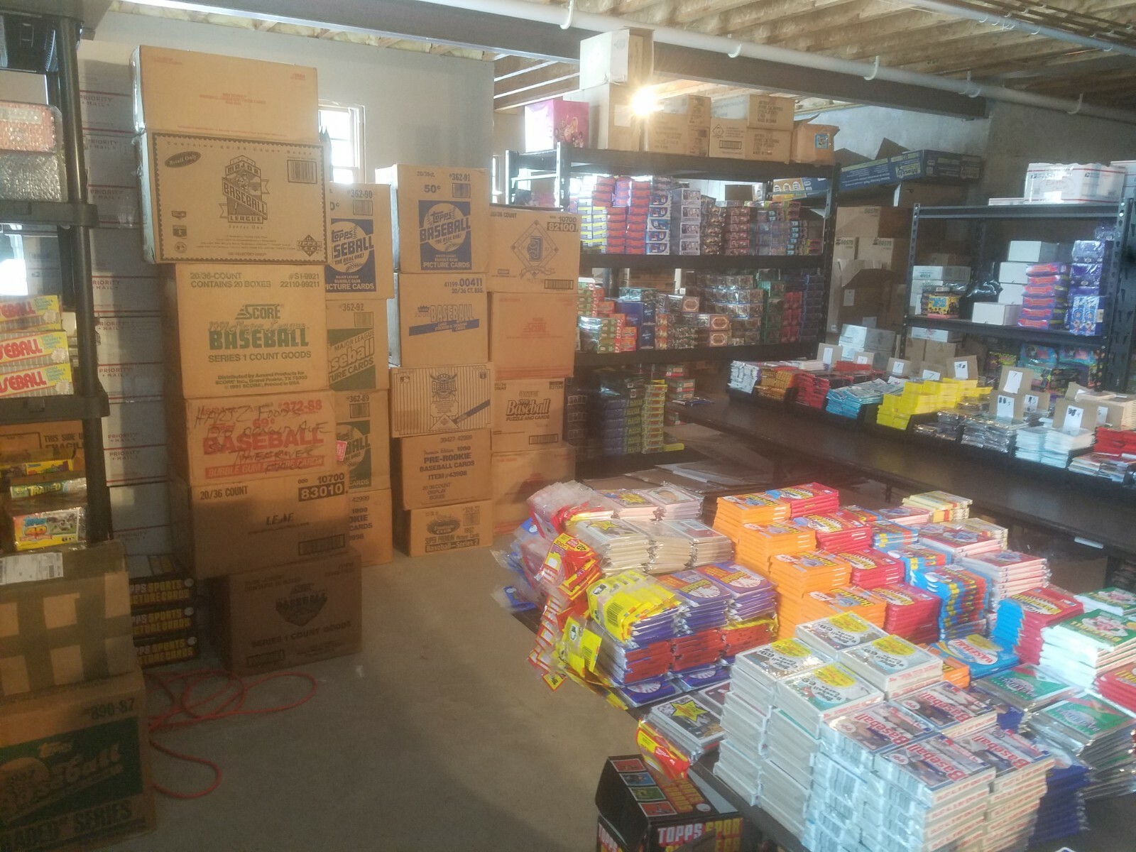 Old Baseball Cards Unopened Packs from Wax Box - Vintage 100 Card Lot Plus BONUS