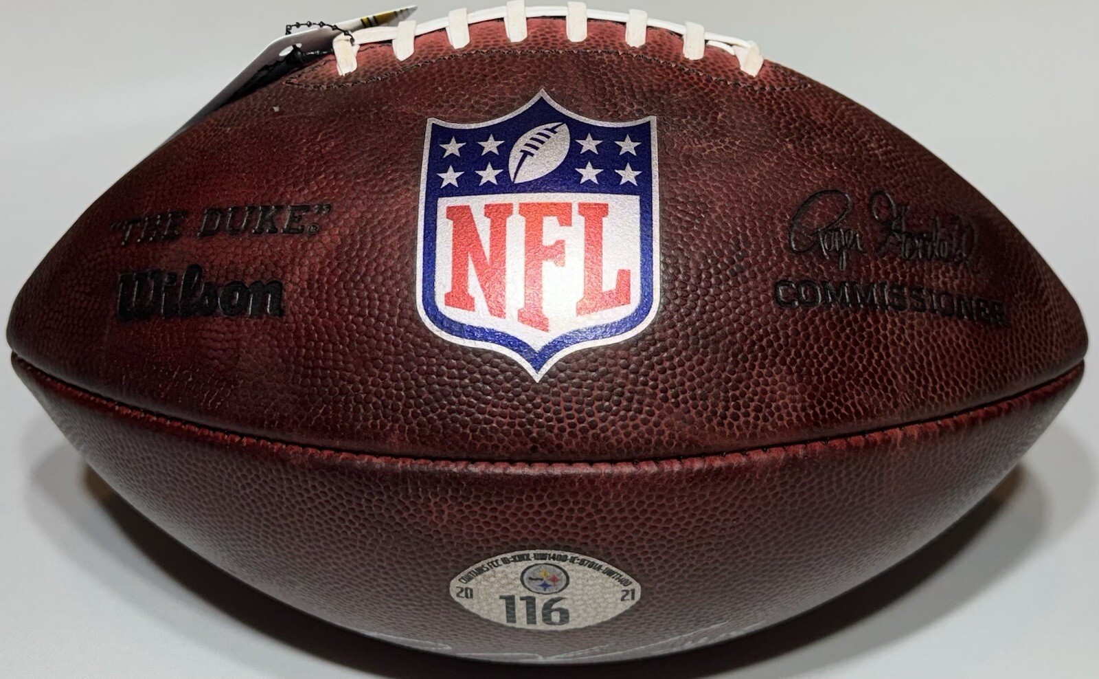 Steelers Game Used Ben Roethlisberger Touchdown TD Pass Football 9/12/21 Bills