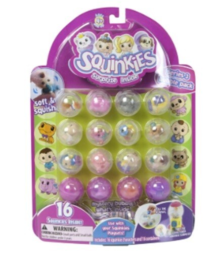 Squinkies Bubble Pack - 16 Squinkies - Series 3