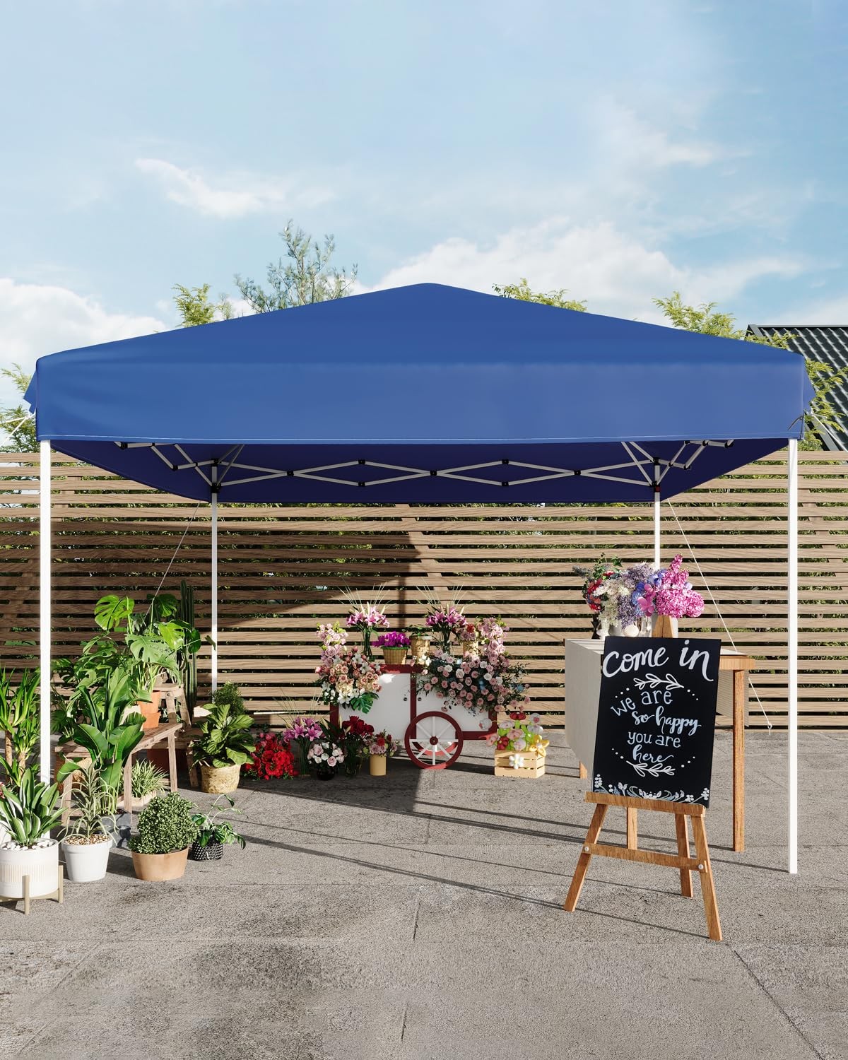 10 x 10 FT Pop Up Canopy, Outdoor Canopy Tent with Carry Bag & 4 SandBags