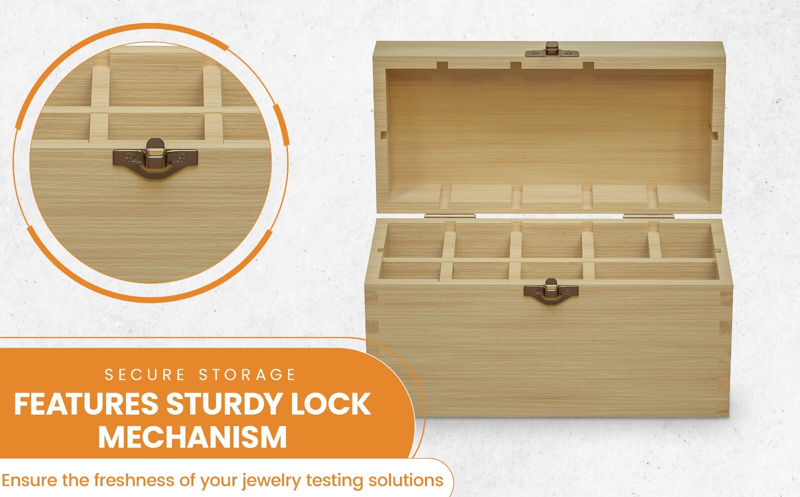 Storage Box 10k 14k 18k 24K Gold Silver Acid Jewelry Test Kit Testing Tester