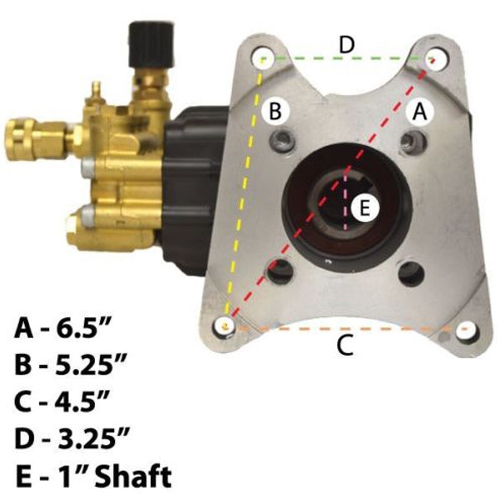 4000 PSI Replacement Pressure Washer Pump Fits AR Cat General Comet RRV4G40