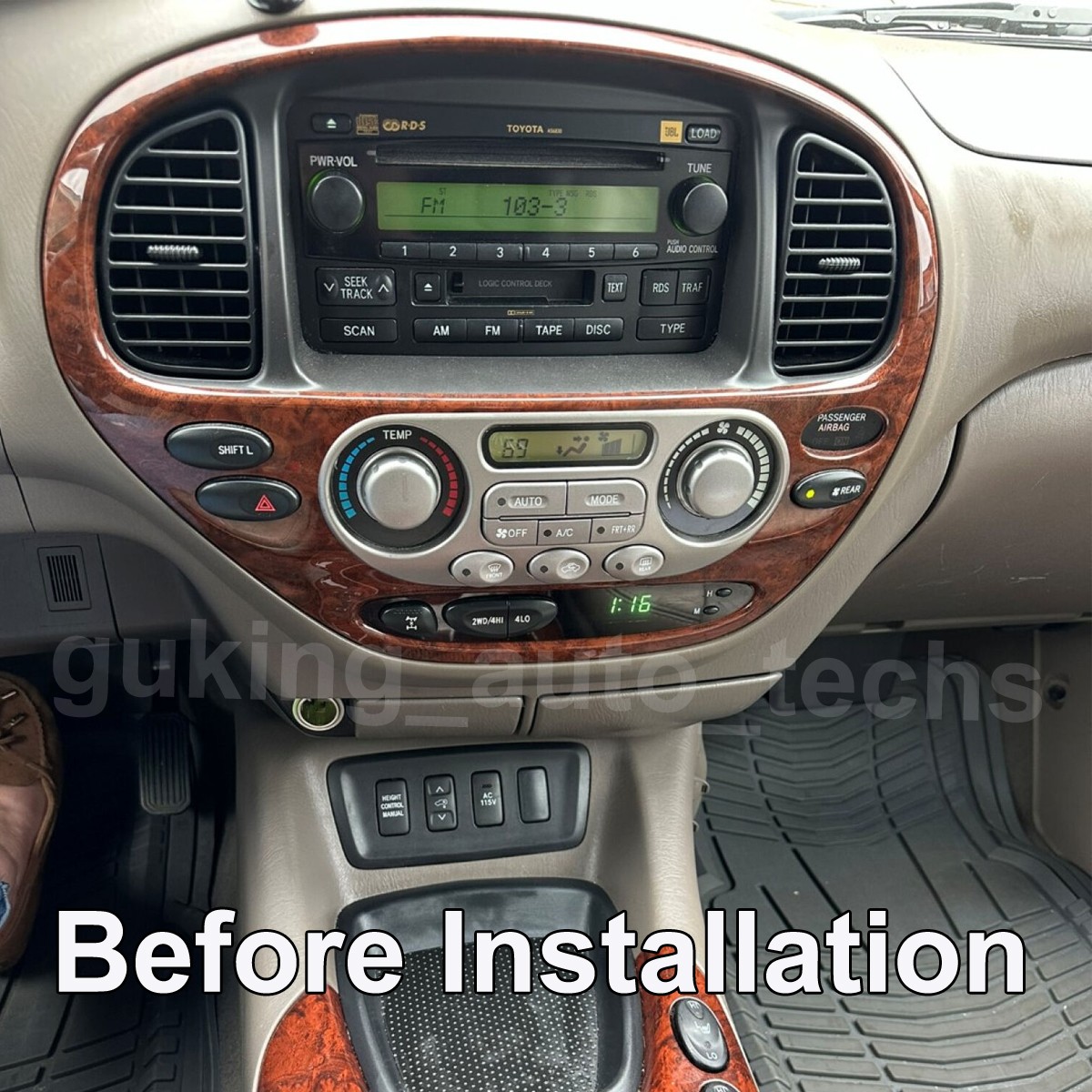 For Toyota Sequoia 2001-2007 Android 15 Carplay Car Stereo Radio GPS+CAM